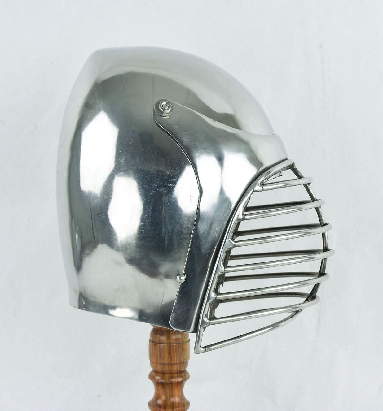 Sport Combat Bascinet - 16 Gauge Stainless Steel