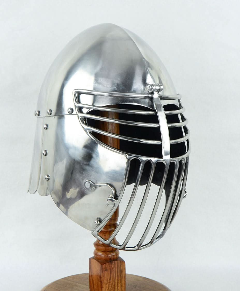 Sport Combat Bascinet - 16 Gauge Stainless Steel