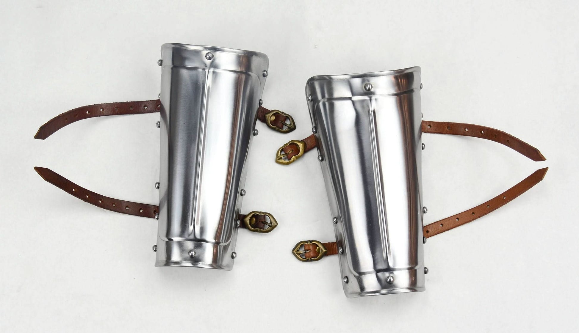 Steel Bracers - 18 Gauge Steel