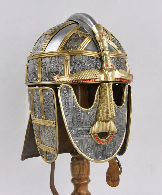 Sutton Hoo Deluxe Helm - 18 Gauge Steel