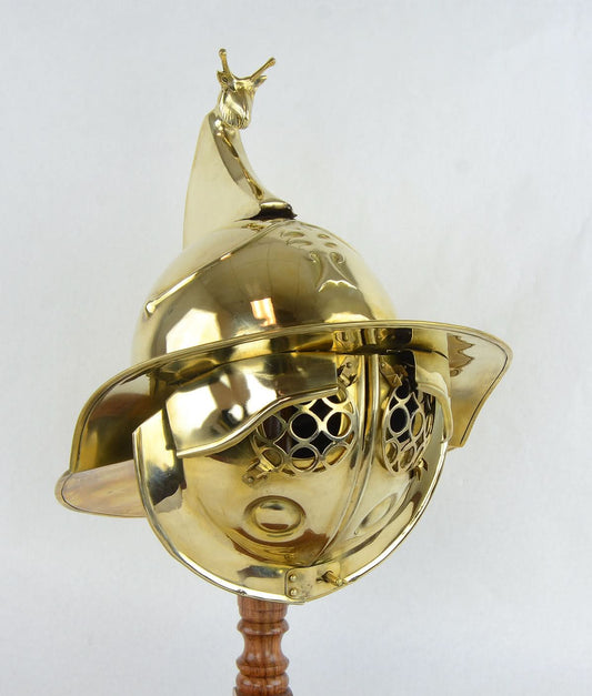 Thraex Gladiator Mosaic Helmet -18 Gauge