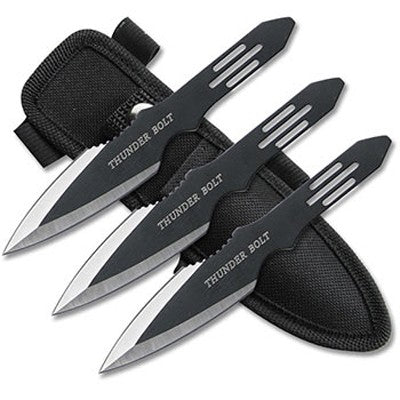 Thunderbolt 3 Piece Throwing Knife Set