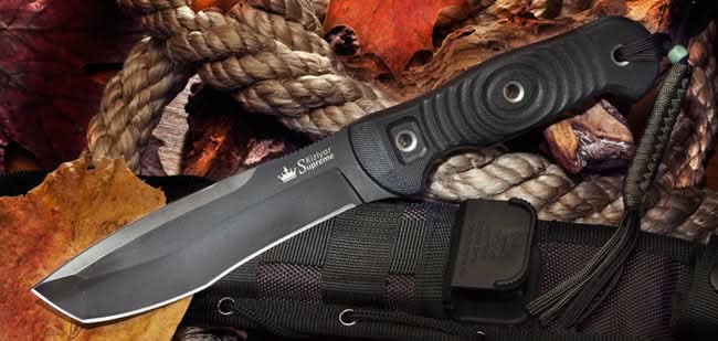 Vendetta Aus8-Black Titanium Knife