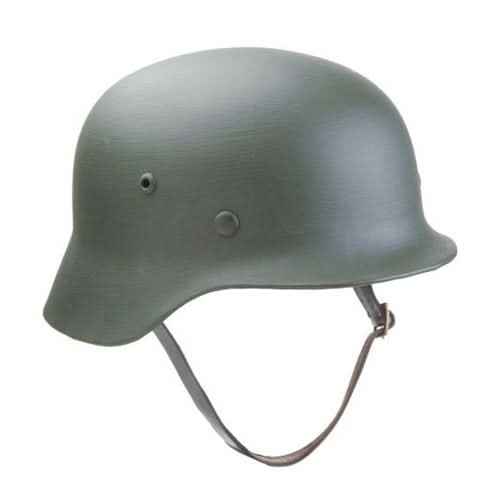 WWII German PM42 Plan Rim Helmet Side View