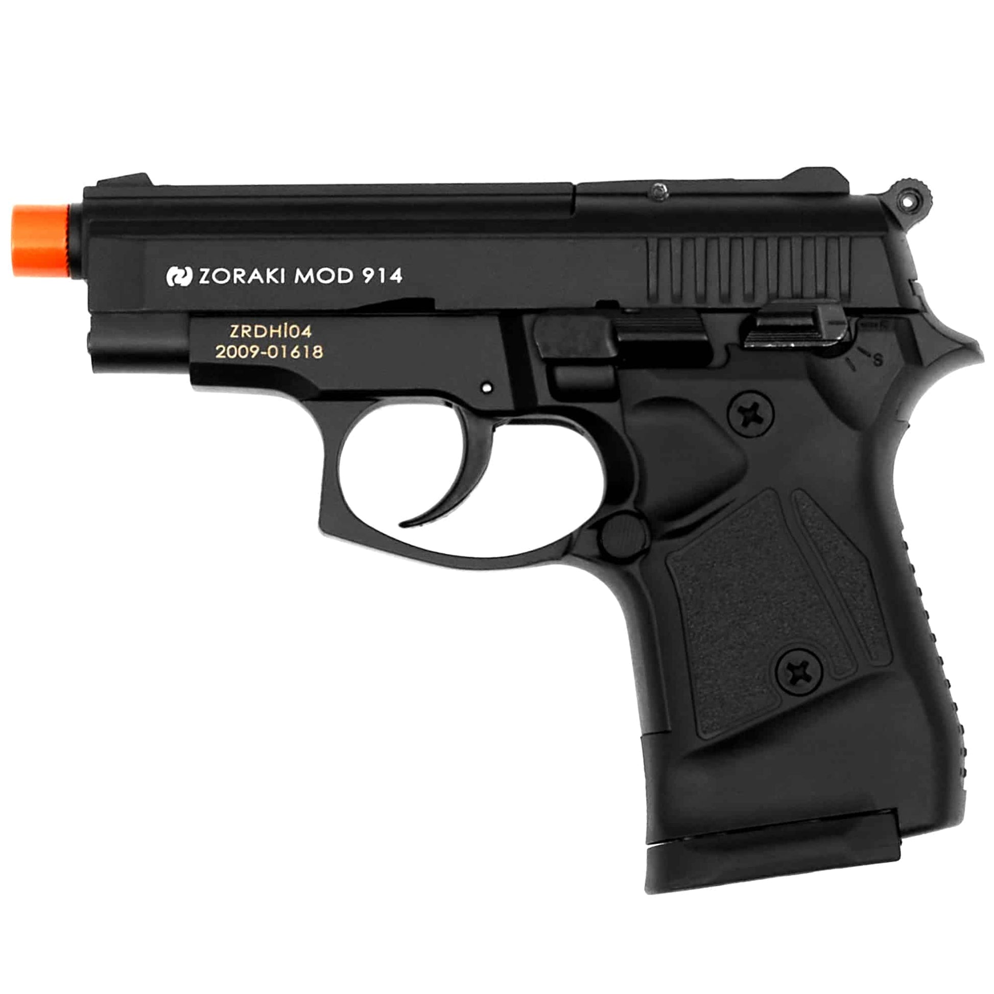 Semi-Automatic Blank Pistol side view